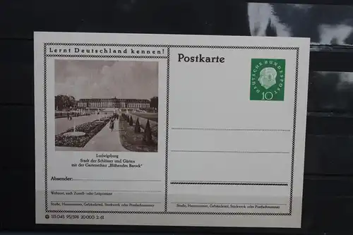 [Ansichtskarte] Ludwigsburg,  Bildpostkarte der Bundespost 1961. 