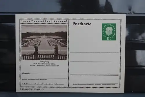 [Ansichtskarte] Ludwigsburg,  Bildpostkarte der Bundespost 1961. 