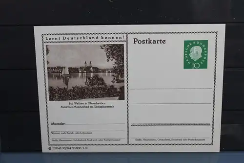 [Ansichtskarte] Bad Waldsee,  Bildpostkarte der Bundespost 1961. 