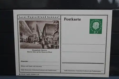 [Ansichtskarte] Hannover,  Bildpostkarte der Bundespost 1961. 