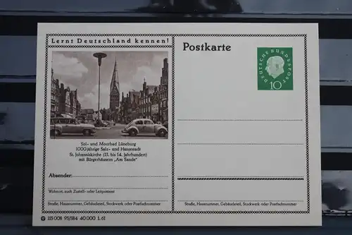 [Ansichtskarte] Lüneburg,  Bildpostkarte der Bundespost 1961. 