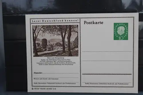 [Ansichtskarte] Goslar,  Bildpostkarte der Bundespost 1961. 