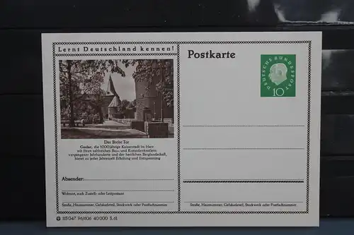 [Ansichtskarte] Goslar,  Bildpostkarte der Bundespost 1961. 