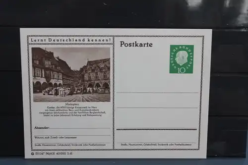 [Ansichtskarte] Goslar,  Bildpostkarte der Bundespost 1961. 