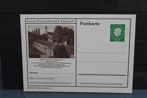 [Ansichtskarte] Heilbrunn,  Bildpostkarte der Bundespost 1961. 