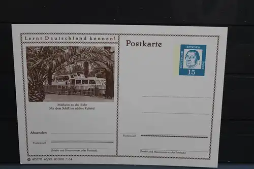 [Ansichtskarte] Mülheim,  Bildpostkarte der Bundespost 1964. 