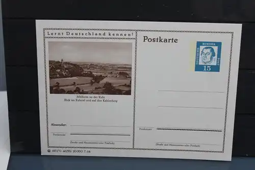 [Ansichtskarte] Mülheim,  Bildpostkarte der Bundespost 1964. 