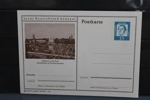 [Ansichtskarte] Mülheim,  Bildpostkarte der Bundespost 1964. 