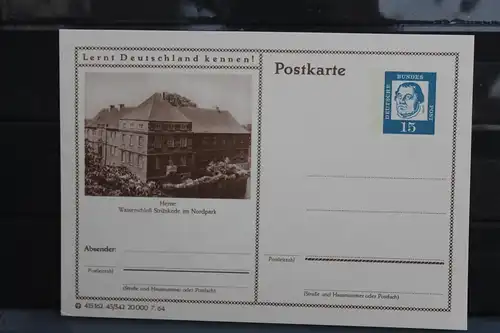 [Ansichtskarte] Herne,  Bildpostkarte der Bundespost 1964. 