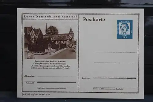 [Ansichtskarte] Roth,  Bildpostkarte der Bundespost 1964. 