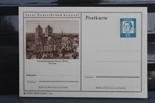 [Ansichtskarte] Münster; Dom,  Bildpostkarte der Bundespost 1964. 