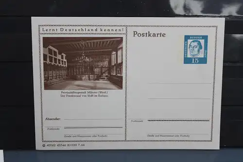 [Ansichtskarte] Münster,  Bildpostkarte der Bundespost 1964. 