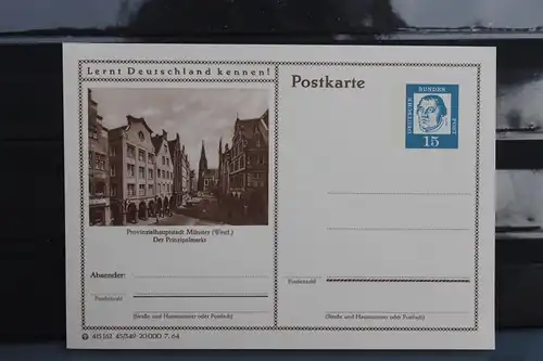 [Ansichtskarte] Münster,  Bildpostkarte der Bundespost 1964. 