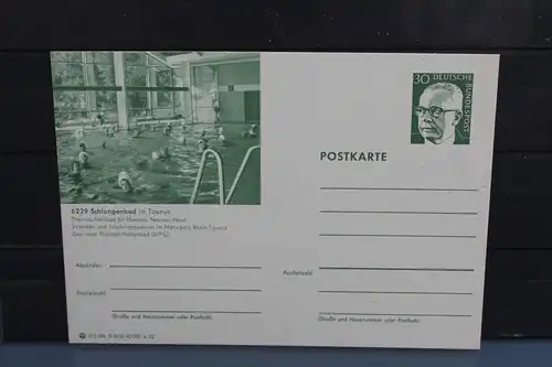 [Ansichtskarte] Schlangenbad,  Bildpostkarte der Bundespost 1972. 