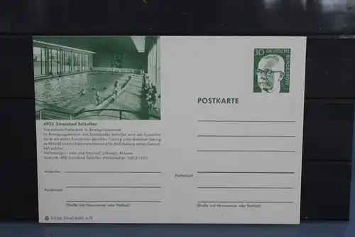 [Ansichtskarte] Salzuflen,  Bildpostkarte der Bundespost 1972. 