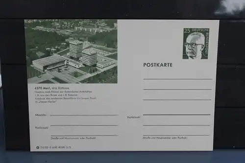 [Ansichtskarte] Marl,  Bildpostkarte der Bundespost 1972. 