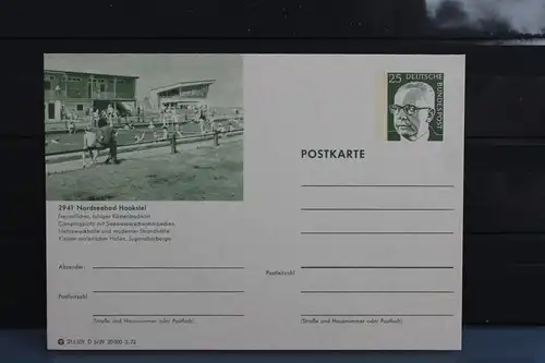 [Ansichtskarte] Hooksiel,  Bildpostkarte der Bundespost 1972. 