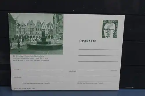 [Ansichtskarte] Münster,  Bildpostkarte der Bundespost 1972. 