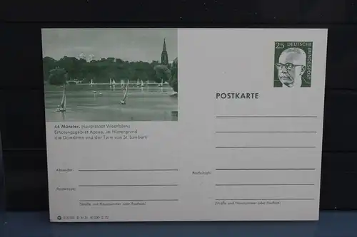 [Ansichtskarte] Münster,  Bildpostkarte der Bundespost 1972. 