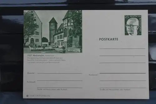 [Ansichtskarte] Neckarsulm, Bildpostkarte der Bundespost 1972. 