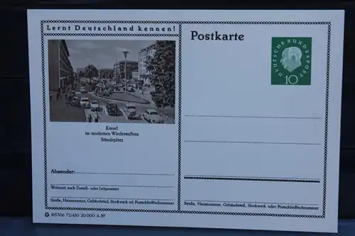 [Ansichtskarte] Kassel,  Bildpostkarte der Bundespost 1959. 