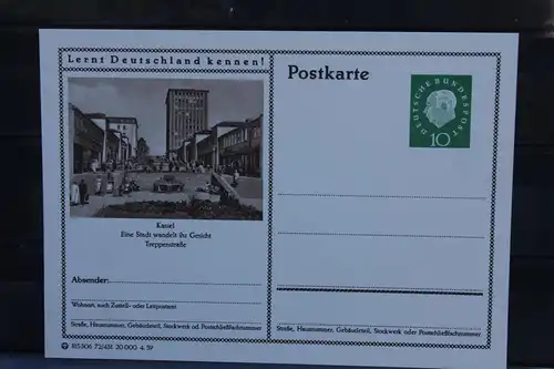 [Ansichtskarte] Kassel,  Bildpostkarte der Bundespost 1959. 