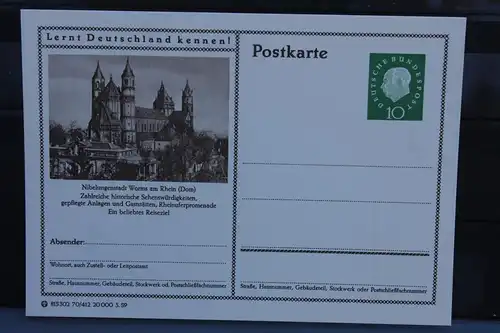 [Ansichtskarte] Worms,  Bildpostkarte der Bundespost 1959. 