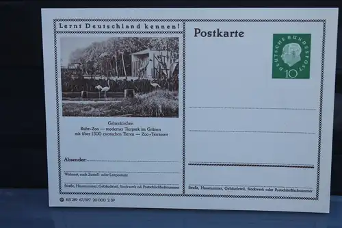 [Ansichtskarte] Gelsenkirchen,  Bildpostkarte der Bundespost 1959. 