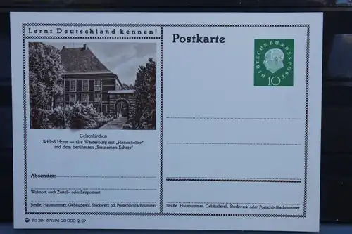 [Ansichtskarte] Gelsenkirchen,  Bildpostkarte der Bundespost 1959. 