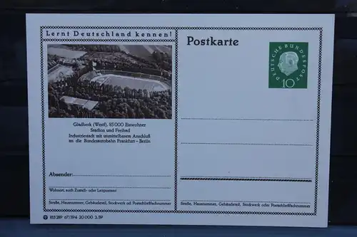 [Ansichtskarte] Gladbeck,  Bildpostkarte der Bundespost 1959. 