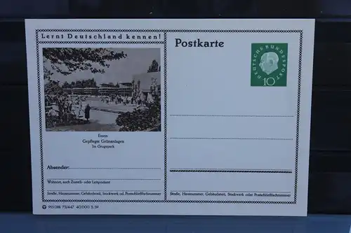 [Ansichtskarte] Essen,  Bildpostkarte der Bundespost 1959. 