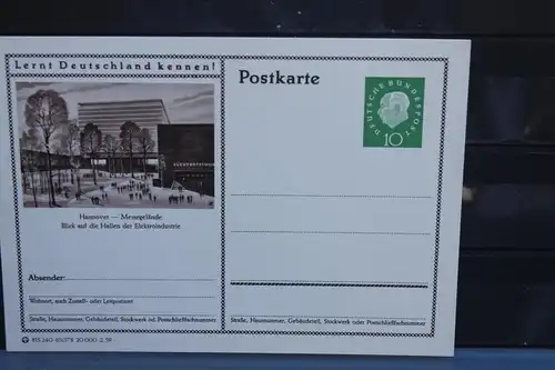 [Ansichtskarte] Hannover,  Bildpostkarte der Bundespost 1959. 