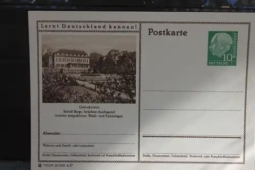 [Ansichtskarte] Gelsenkirchen,  Bildpostkarte der Bundespost 1957. 