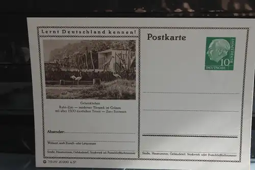 [Ansichtskarte] Gelsenkirchen,  Bildpostkarte der Bundespost 1957. 