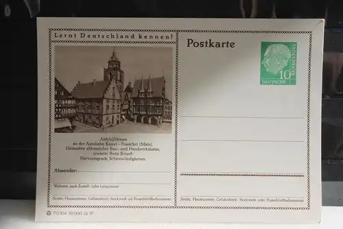 [Ansichtskarte] Alsfeld,  Bildpostkarte der Bundespost 1957. 