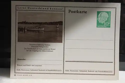 [Ansichtskarte] Heiligenhafen,  Bildpostkarte der Bundespost 1958. 