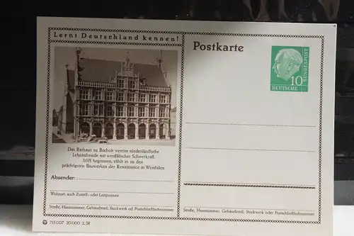 [Ansichtskarte] Bocholt, Bildpostkarte der Bundespost 1958. 