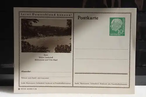 [Ansichtskarte] Essen, Bildpostkarte der Bundespost 1958. 