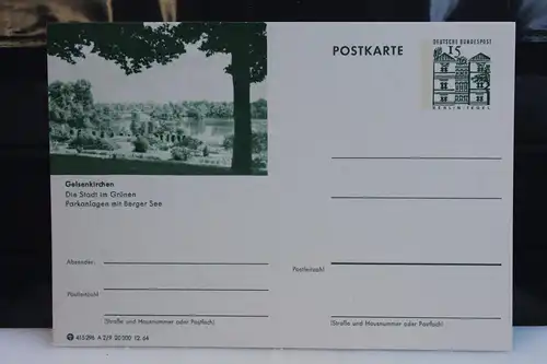 [Ansichtskarte] Gelsenkirchen, Bildpostkarte der Bundespost 1964. 