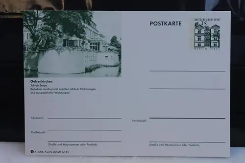 [Ansichtskarte] Gelsenkirchen, Bildpostkarte der Bundespost 1964. 