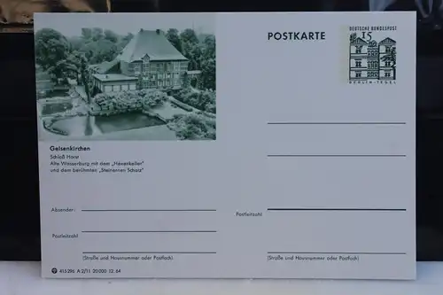 [Ansichtskarte] Gelsenkirchen, Bildpostkarte der Bundespost 1964. 