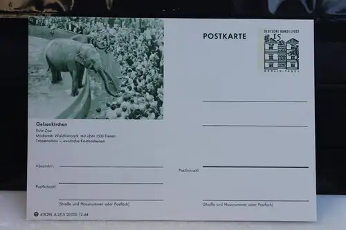 [Ansichtskarte] Gelsenkirchen, Bildpostkarte der Bundespost 1964. 