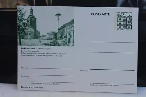 [Ansichtskarte] Recklinghausen, Bildpostkarte der Bundespost 1964. 