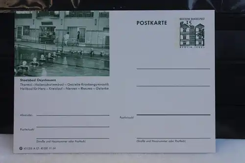 [Ansichtskarte] Oeynhausen, Bildpostkarte der Bundespost 1964. 