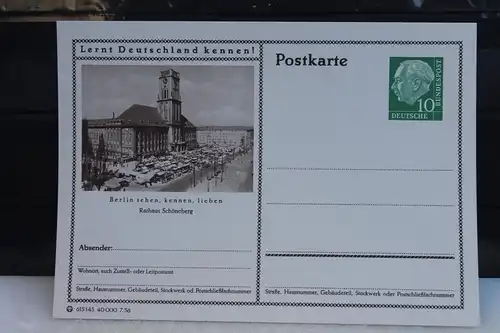 [Ansichtskarte] Berlin, Bildpostkarte der Bundespost 1956. 