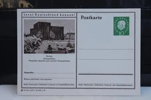 [Ansichtskarte] Bochum, Bildpostkarte der Bundespost 1959. 