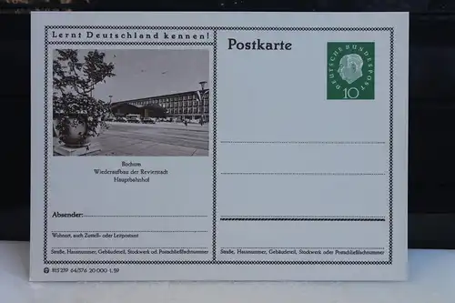 [Ansichtskarte] Bochum, Bildpostkarte der Bundespost 1959. 