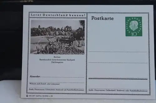 [Ansichtskarte] Bochum, Bildpostkarte der Bundespost 1959. 