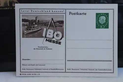 [Ansichtskarte] Friedrichshafen, Bildpostkarte der Bundespost 1959. 