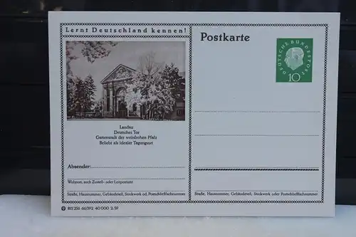 [Ansichtskarte] Landau, Bildpostkarte der Bundespost 1959. 